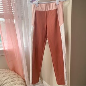 Zara Kids | Side Stripe Gym Leggings - pink - 6/7